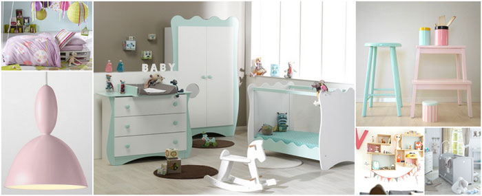 Des idées déco pour la chambre de bébé summer girl Turquoise bébé de Chambre idées
