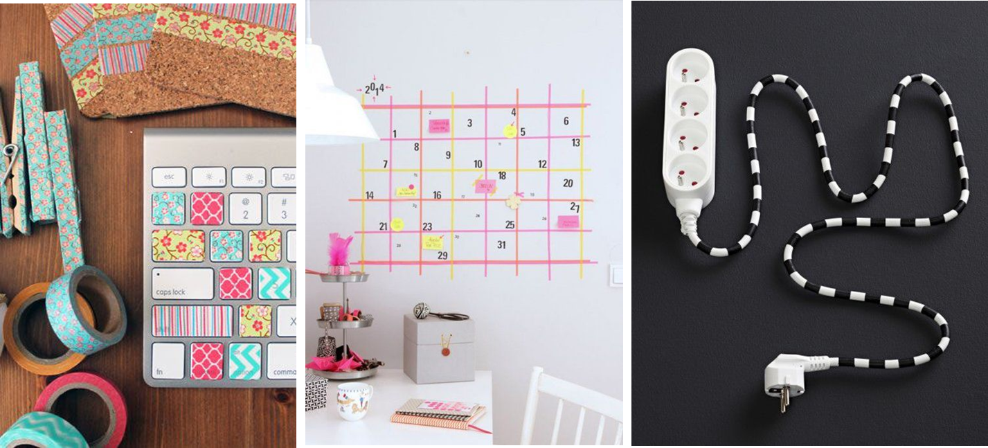 20 idées déco inspirantes avec du masking tape Summer Girl