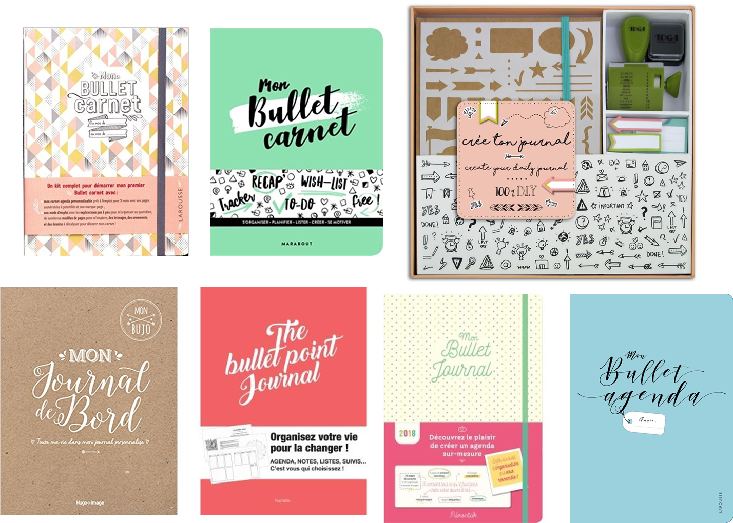 Pochoir pour Bullet Journal® - Mon Mois (2 planches)